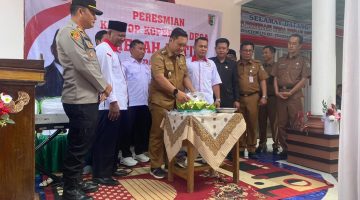 Jadi yang Pertama di Pesawaran, Wabup Antonius Resmikan Koperasi Desa Merah Putih Trimulyo