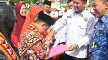 Kebanggaan MIN 1 Pesawaran, Arak-Arakan Meriah Sambut Kedatangan Muazzam Zaidan Firmansyah