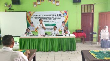 Plt. Kadis Pendidikan Tuba Buka Pembekalan Guru ABK dan Edukasi P4GN