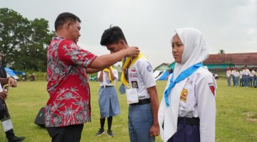 Wakil Bupati Tubaba Buka Pelatihan Siaga Bencana Sekolah PMR Tingkat Madya dan Wira